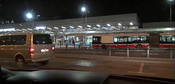  Big Titty Milf Airport Pick up and Fuck hard in Mea Melone van